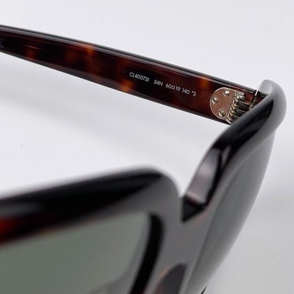 CELINE Woman Sunglasses Havana Green CL40073I 54N Woman Sunglasses BRAND NEW main image 6